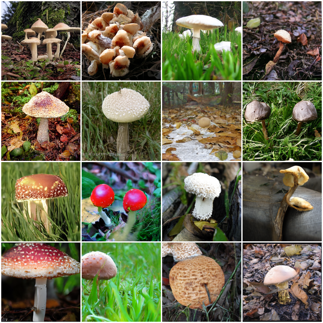 ImageNet sample: mushroom
